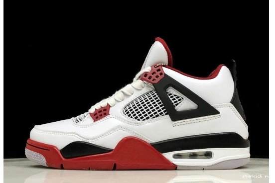 Jordan Red 4 308497-160 Black 308497-160 Air Fire White Men 0925